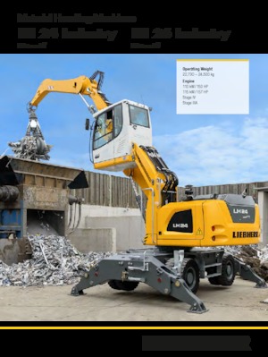 मटेरियल हैंडलर Liebherr LH 24 M Industry Litronic