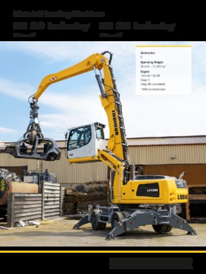 मटेरियल हैंडलर Liebherr LH 35 M Industry Litronic