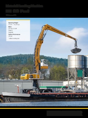 मटेरियल हैंडलर Liebherr LH 80 M Port Litronic