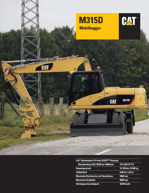 व्हील एक्सकेवेटर Caterpillar M315D VAH