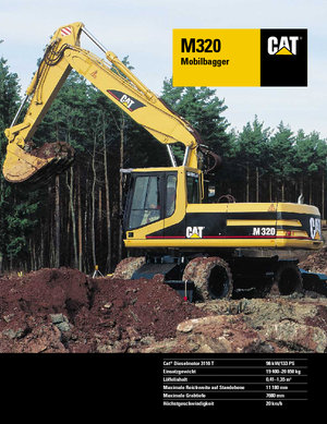 व्हील एक्सकेवेटर Caterpillar M 320 VAH