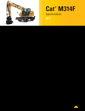व्हील एक्सकेवेटर Caterpillar M314F
