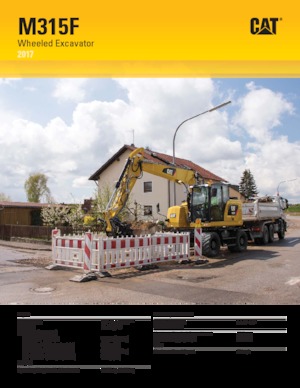 व्हील एक्सकेवेटर Caterpillar M315F