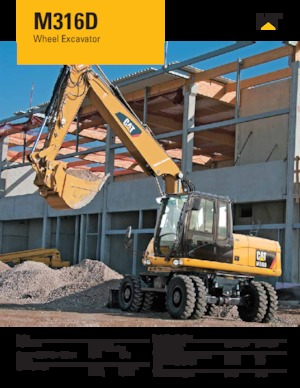 व्हील एक्सकेवेटर Caterpillar M316D