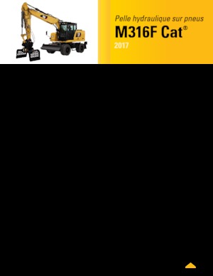 व्हील एक्सकेवेटर Caterpillar M316F