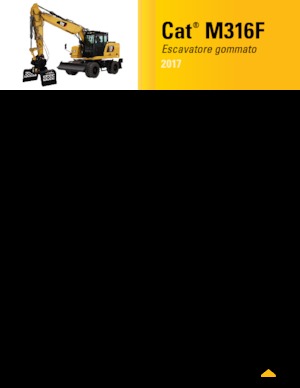 व्हील एक्सकेवेटर Caterpillar M316F