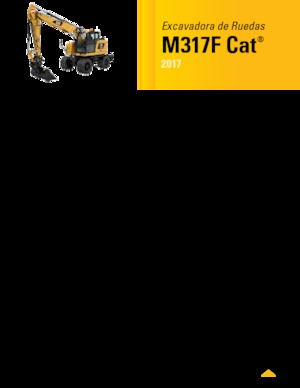 व्हील एक्सकेवेटर Caterpillar M317F