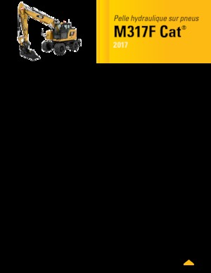 व्हील एक्सकेवेटर Caterpillar M317F