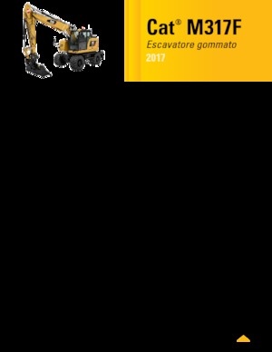 व्हील एक्सकेवेटर Caterpillar M317F