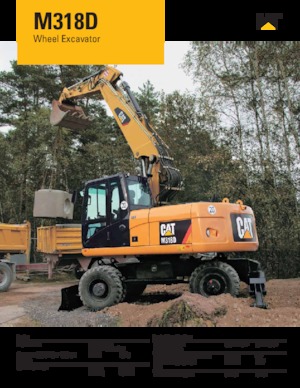 व्हील एक्सकेवेटर Caterpillar M318D