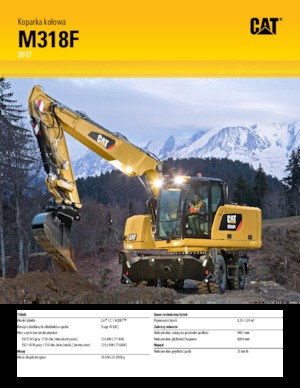 व्हील एक्सकेवेटर Caterpillar M318F