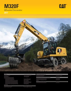 व्हील एक्सकेवेटर Caterpillar M320F