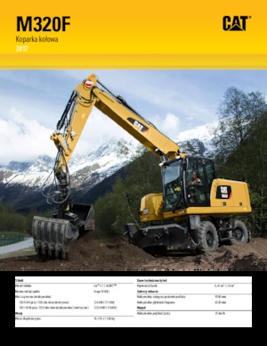 व्हील एक्सकेवेटर Caterpillar M320F