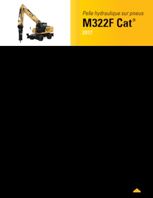 व्हील एक्सकेवेटर Caterpillar M322F