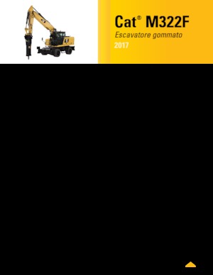 व्हील एक्सकेवेटर Caterpillar M322F