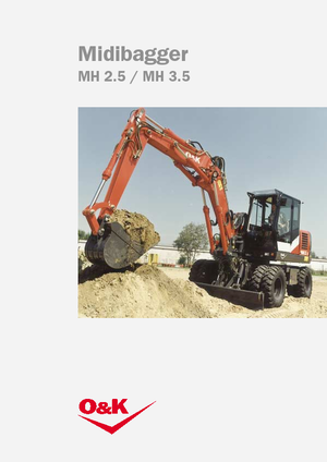 व्हील एक्सकेवेटर O&K MH 2.5