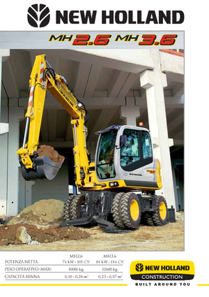 व्हील एक्सकेवेटर New Holland MH 3.6 WT