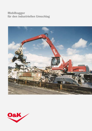 व्हील एक्सकेवेटर O&K MH 5.5