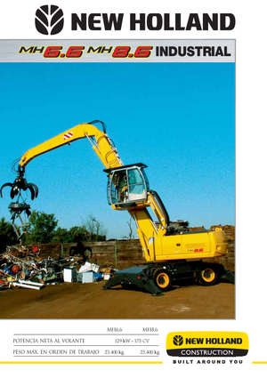 व्हील एक्सकेवेटर New Holland MH 6.6