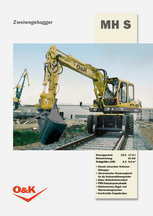 व्हील एक्सकेवेटर O&K MH S