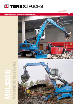 मटेरियल हैंडलर Terex-Fuchs MHL 320 D