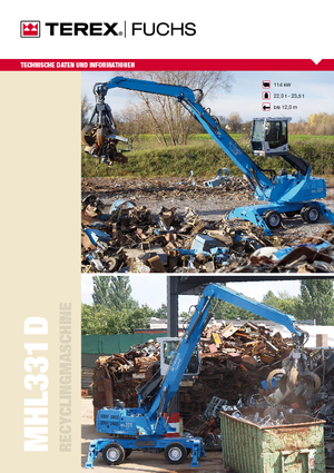 मटेरियल हैंडलर Terex-Fuchs MHL 331 D