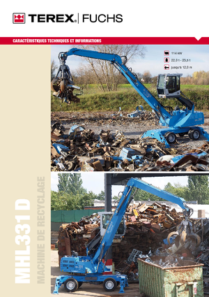 मटेरियल हैंडलर Terex-Fuchs MHL 331 D