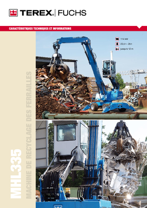 मटेरियल हैंडलर Terex-Fuchs MHL 335