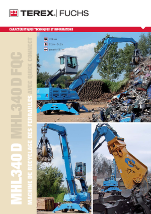 मटेरियल हैंडलर Terex-Fuchs MHL 340 D
