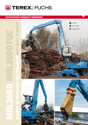 मटेरियल हैंडलर Terex-Fuchs MHL 350 D