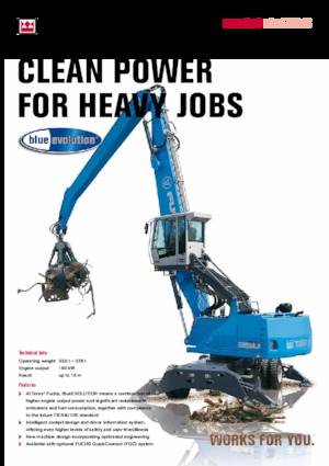 मटेरियल हैंडलर Terex-Fuchs MHL 350