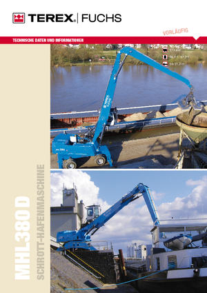 मटेरियल हैंडलर Terex-Fuchs MHL 380 D