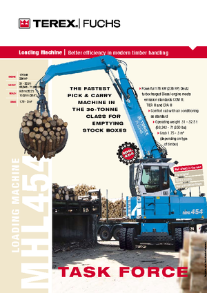 मटेरियल हैंडलर Terex-Fuchs MHL 454