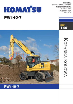 व्हील एक्सकेवेटर Komatsu PW140-7