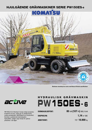 व्हील एक्सकेवेटर Komatsu PW150-6