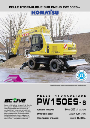 व्हील एक्सकेवेटर Komatsu PW150-6