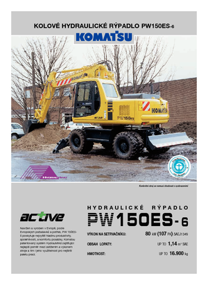 व्हील एक्सकेवेटर Komatsu PW150-6