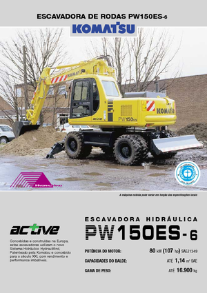 व्हील एक्सकेवेटर Komatsu PW150-6