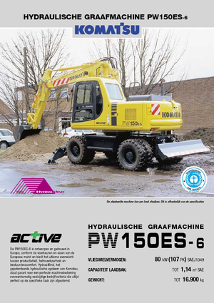 व्हील एक्सकेवेटर Komatsu PW150-6