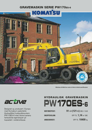 व्हील एक्सकेवेटर Komatsu PW170-6