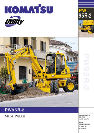 व्हील एक्सकेवेटर Komatsu PW95 R-2