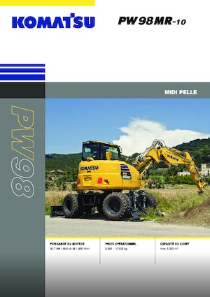 व्हील एक्सकेवेटर Komatsu PW98MR-10