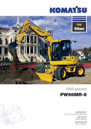 व्हील एक्सकेवेटर Komatsu PW98MR-6