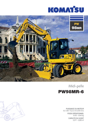 व्हील एक्सकेवेटर Komatsu PW98MR-6