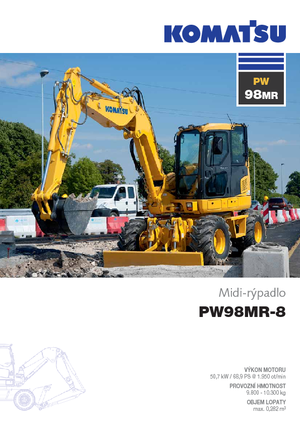 व्हील एक्सकेवेटर Komatsu PW98MR-8