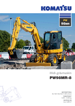 व्हील एक्सकेवेटर Komatsu PW98MR-8