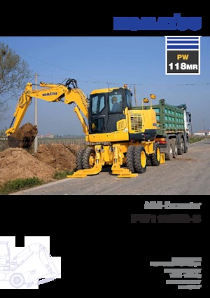 व्हील एक्सकेवेटर Komatsu PW118MR-8