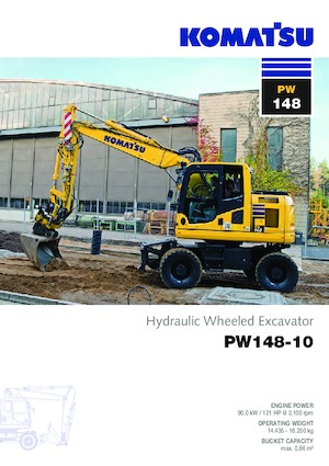 व्हील एक्सकेवेटर Komatsu PW148-10 