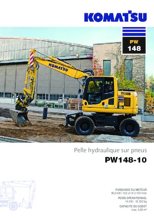 व्हील एक्सकेवेटर Komatsu PW148-10 