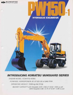 व्हील एक्सकेवेटर Komatsu PW150-1
